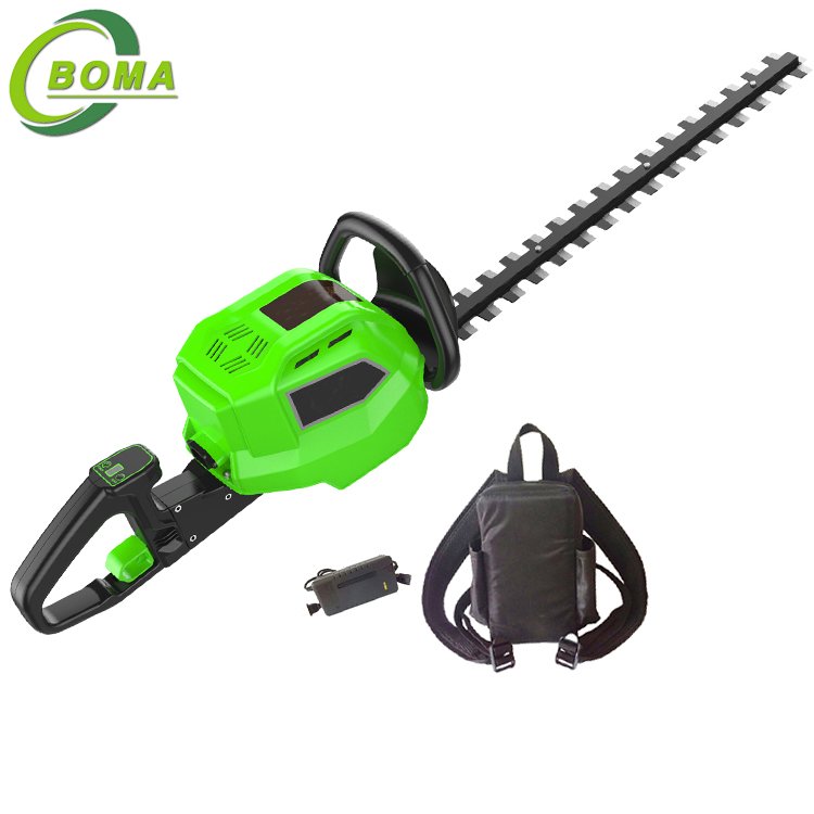 Double Blade Electric High Quality Hedge Cutters with Lithium Cell Backpack for Garden