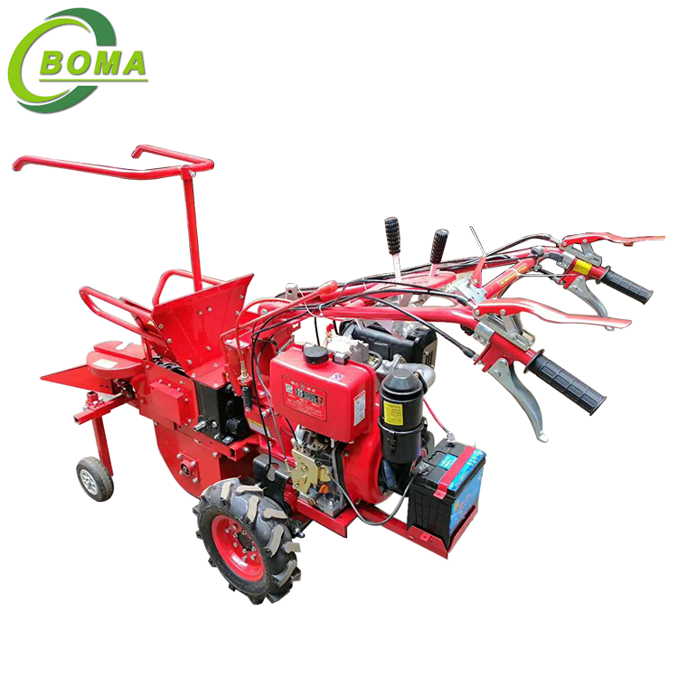 Easy to Operate Walk-Behind Mini Maize Harvester for Harvest Corns And Crush Straw