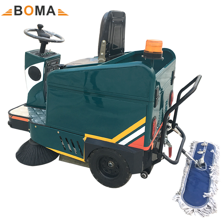 Road Sweepers Battery Type Sweeping Machine Concrete Floor Driver