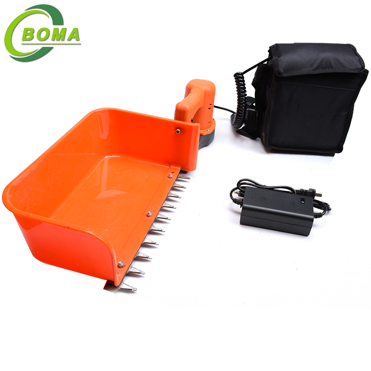 Waterproof 12V Mini Tea Harvester with Big Tray for Tea Estate
